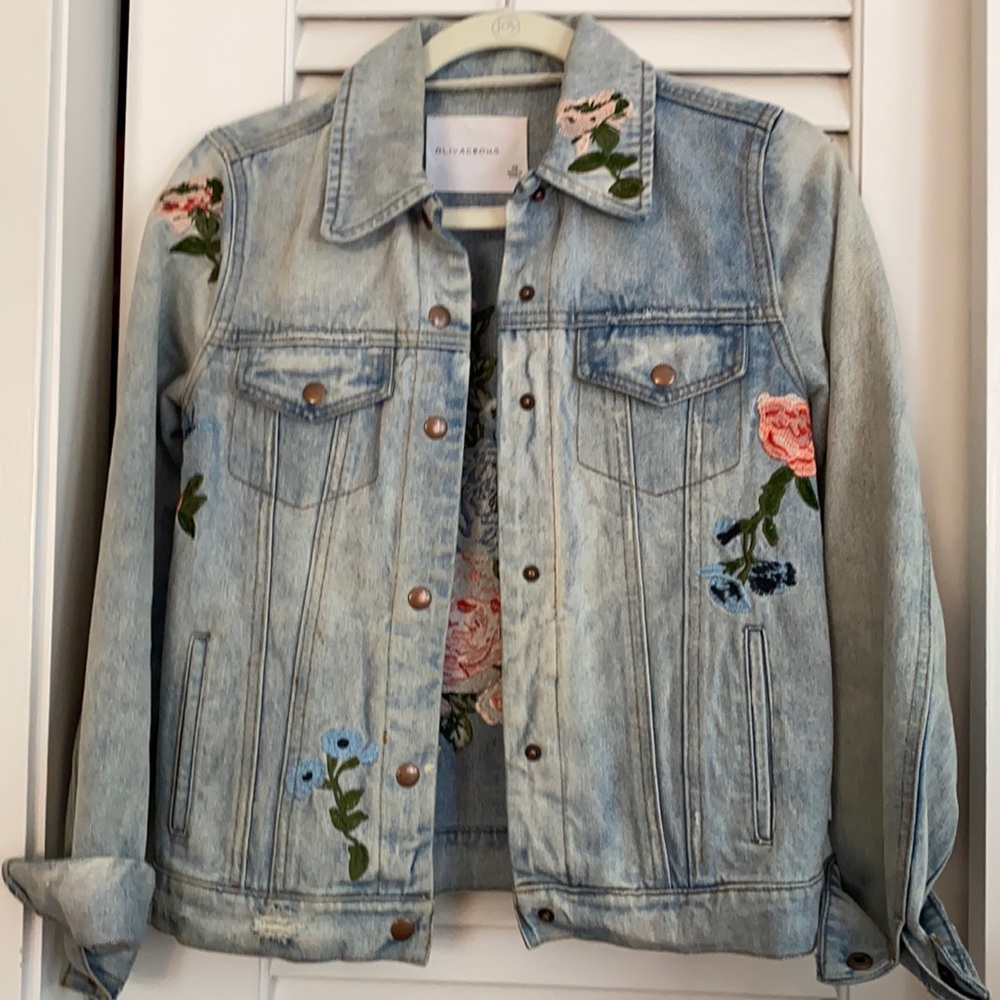 Embroidered Denim Jacket
